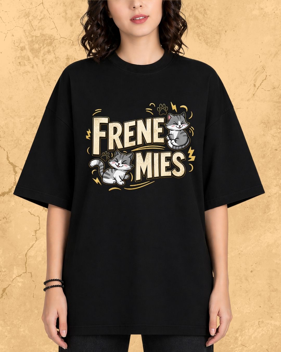 Meow Besties Cotton Tshirt
