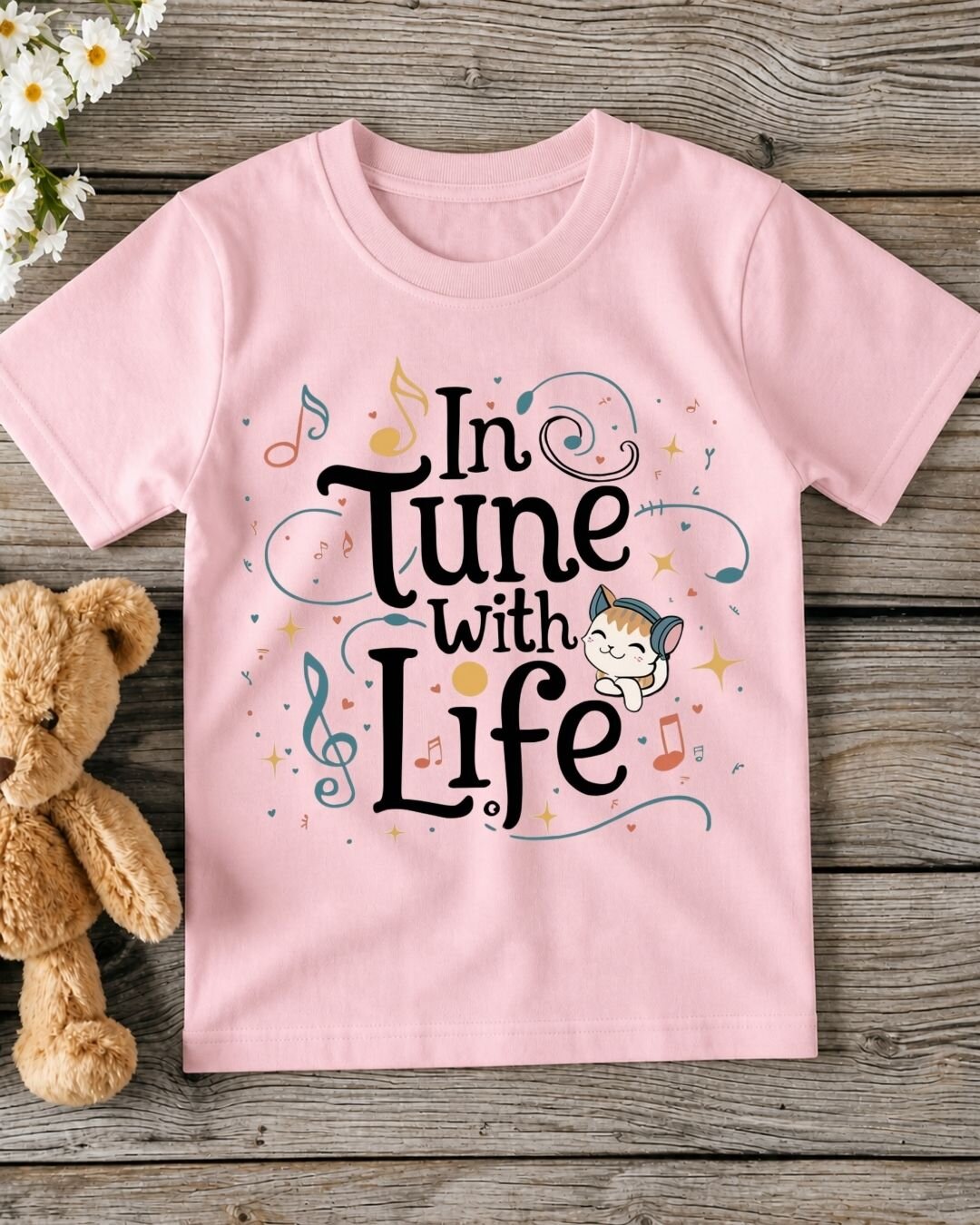 Music Kid Cotton Tee