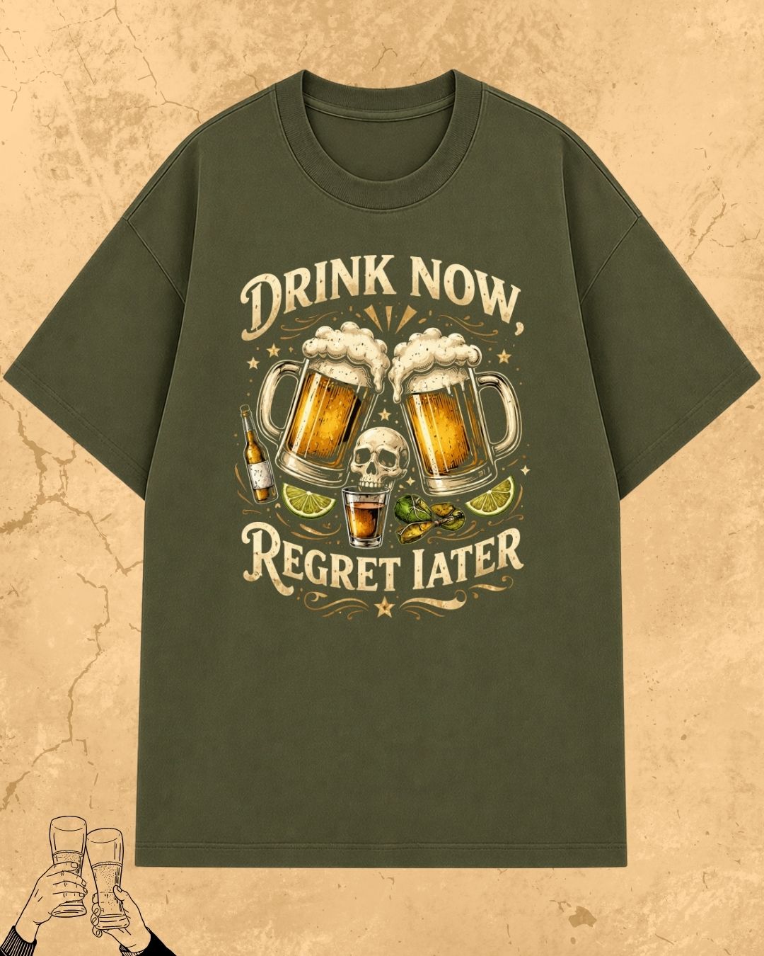 Skull Beer Party T-Shirt