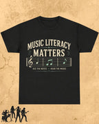 Music Literacy Matters Cotton T-Shirt