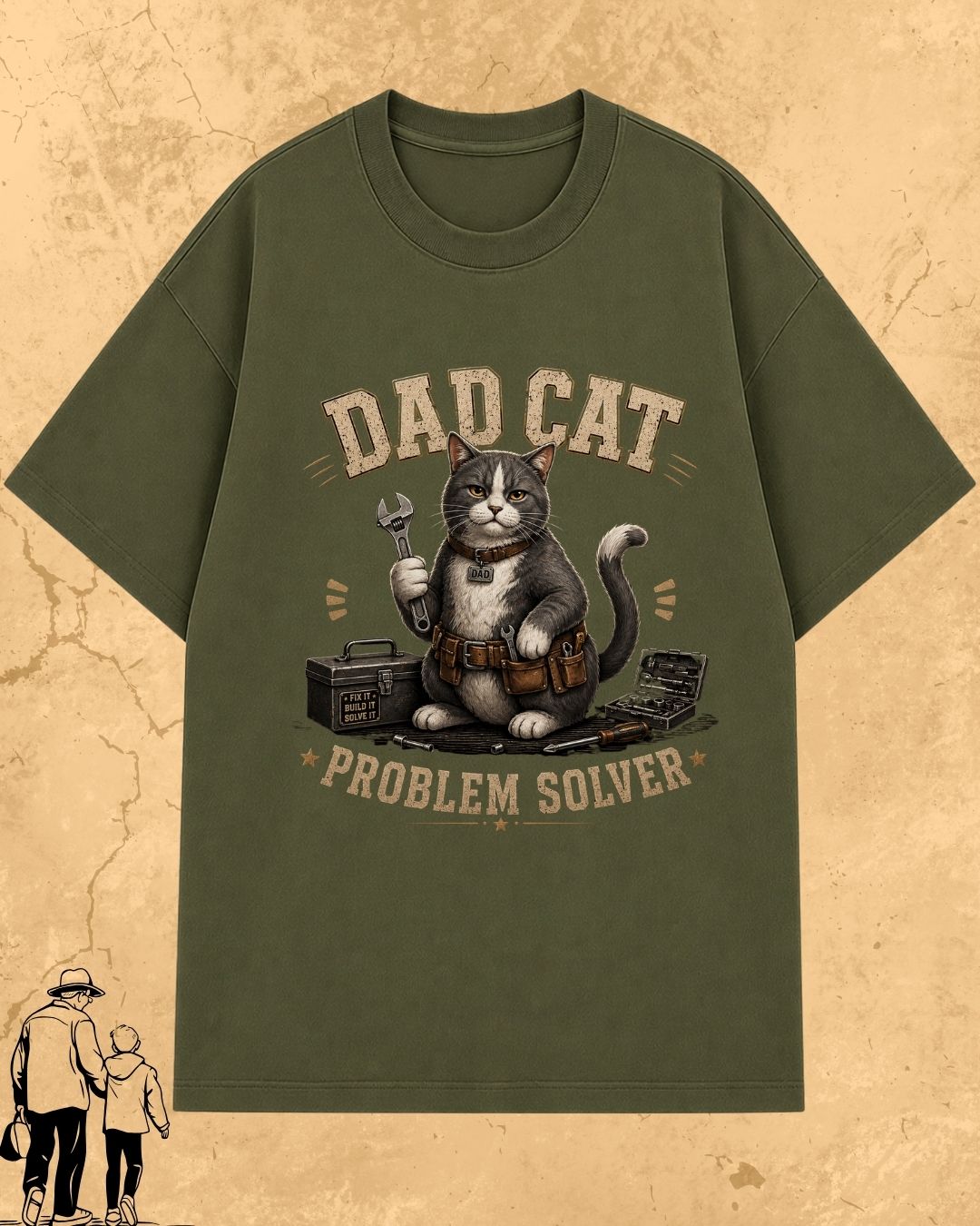 Purr Dad Cotton Tshirt