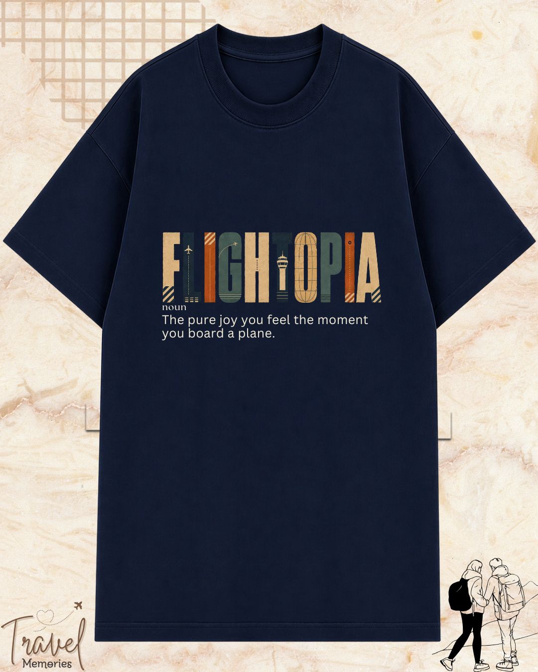 Travel Dictionary Cotton Tshirt