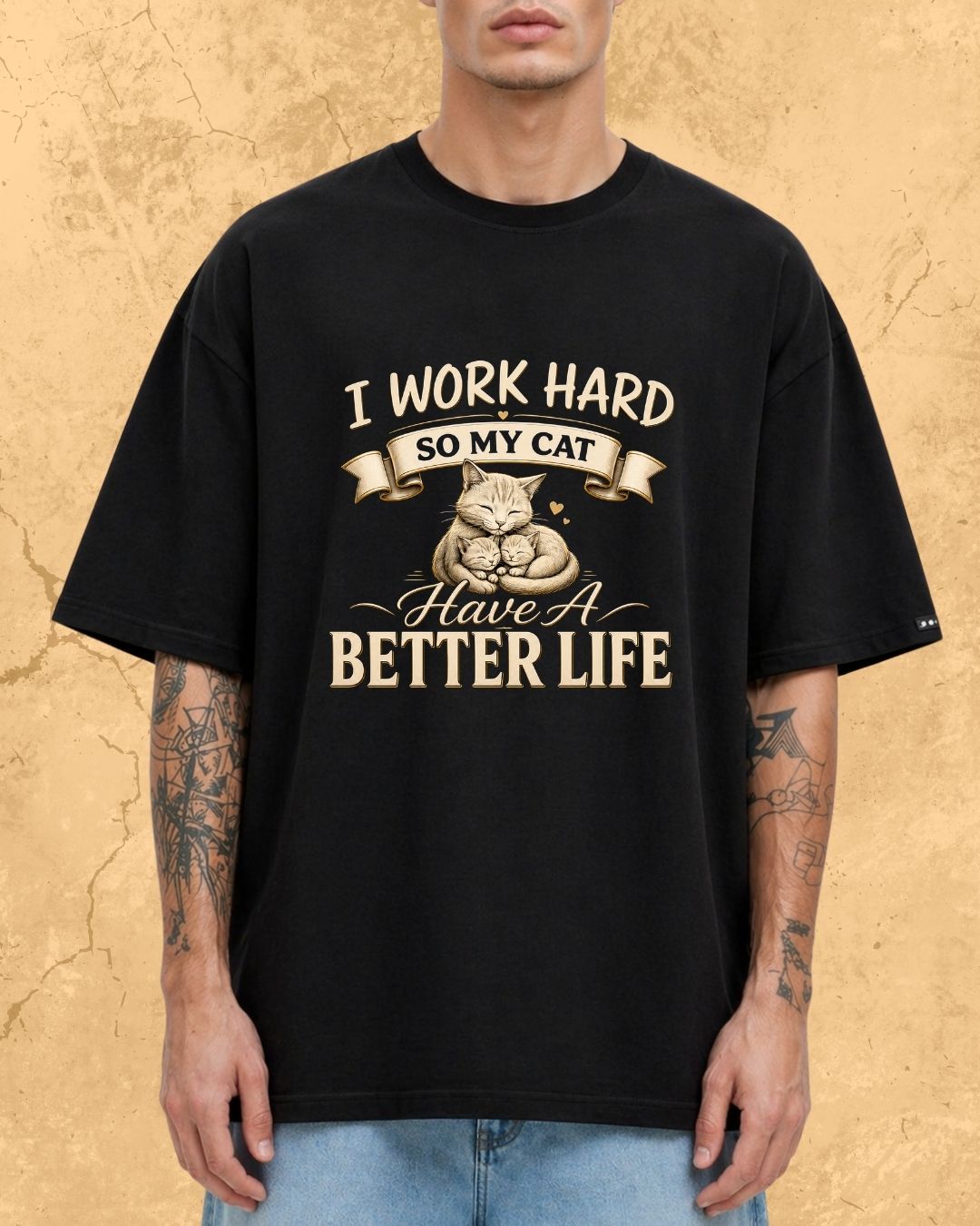Purr Mom Cotton Tshirt