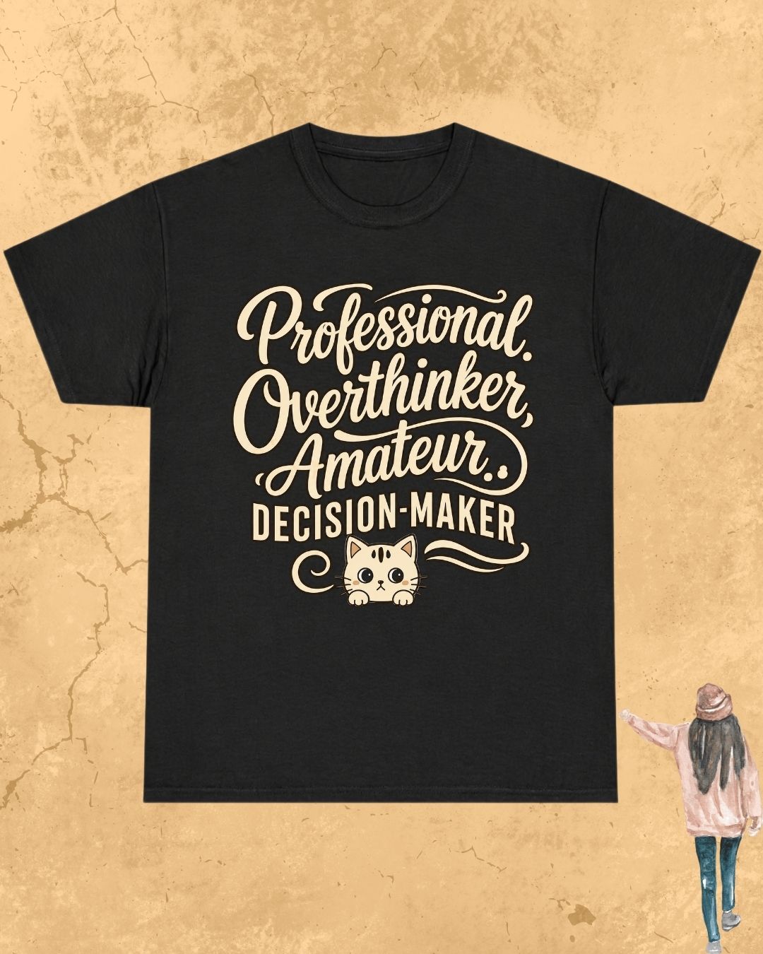 Cool Meow Girl Vibes Cotton Tee