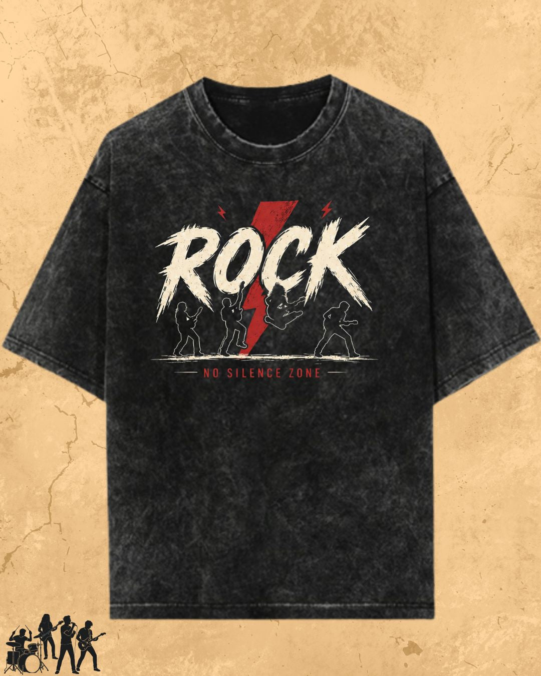 Rock Music Cotton Tshirt