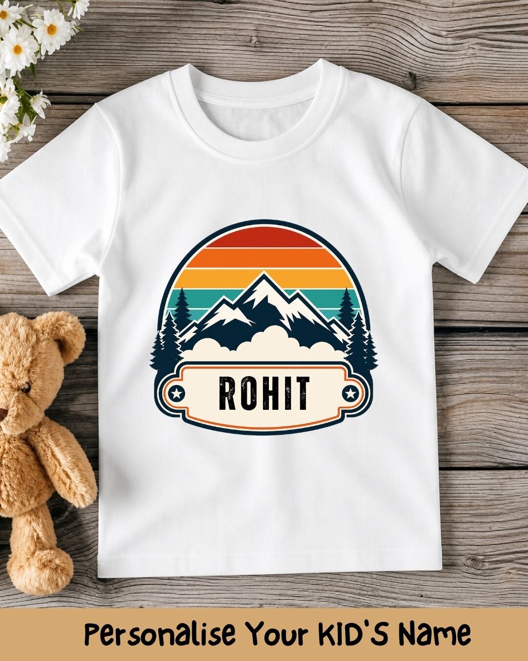 Vintage Adventure Custom Kid Cotton Tee