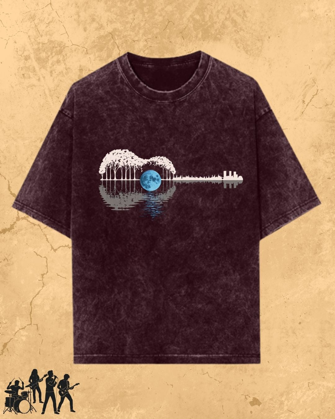Guitar Relaxation Music Cotton T-Shirt