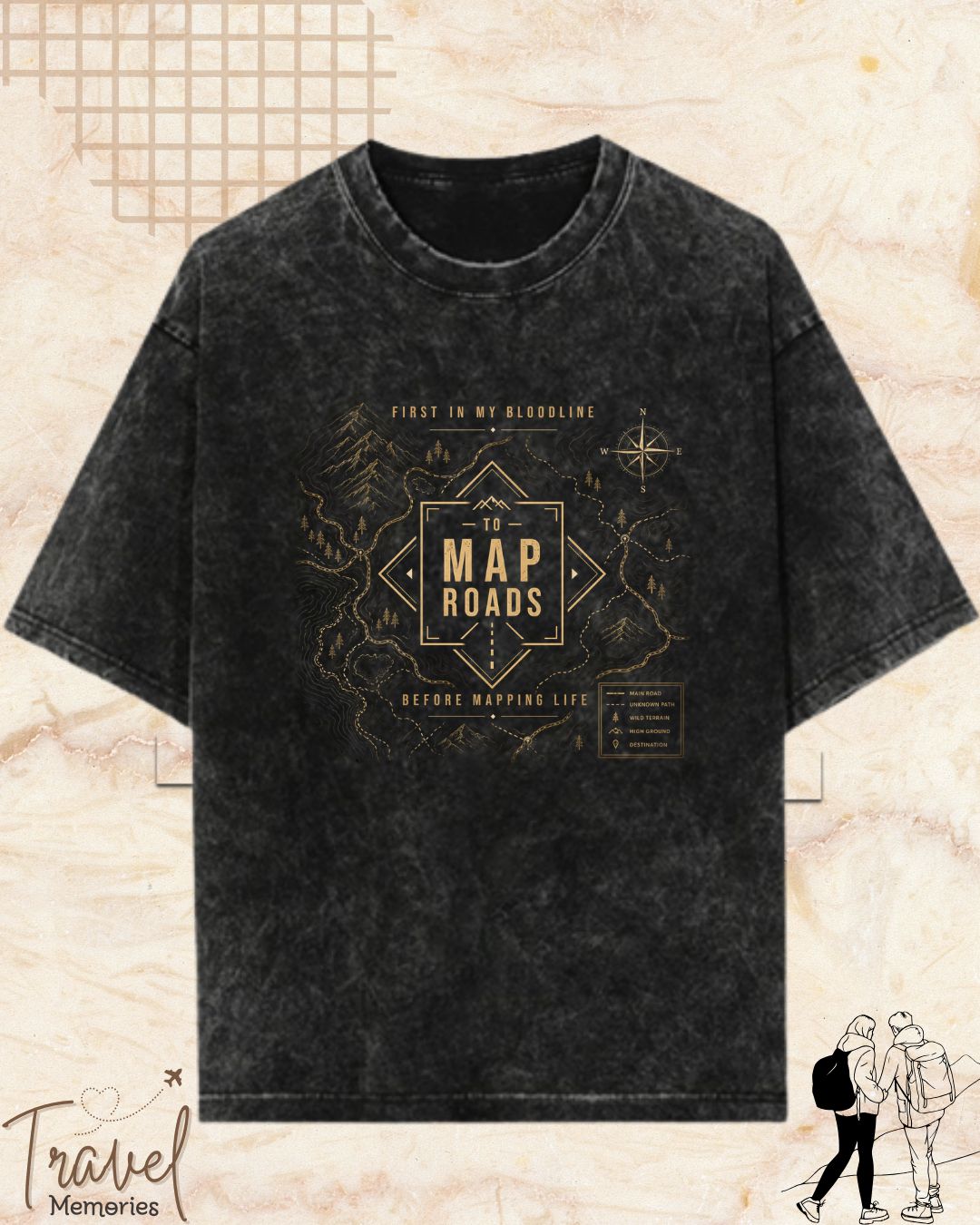 FIRST IN MY BLOODLINE Travel Cotton Tshirt