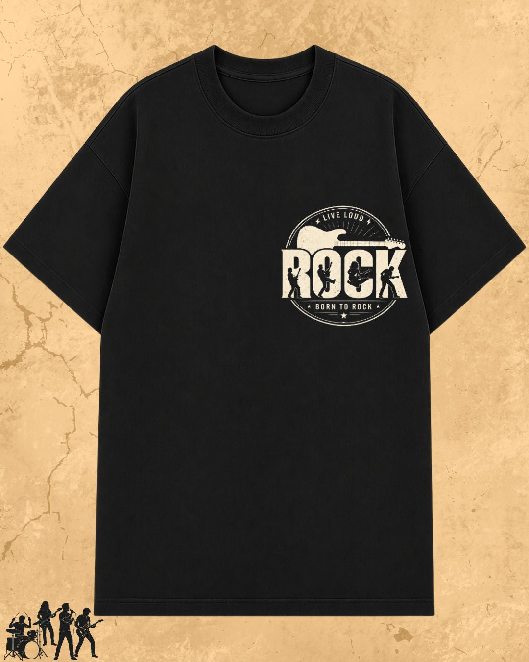 Rock Music Cotton Tshirt