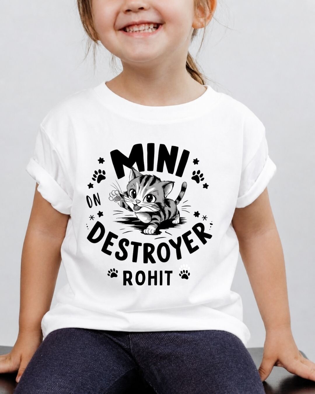 Playful Custom Kid Cotton Tshirt
