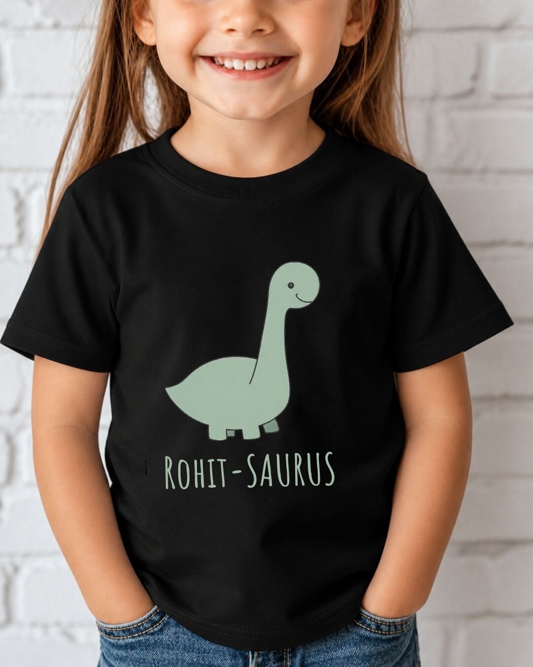 Dinosaur Custom Kid's Cotton Tee