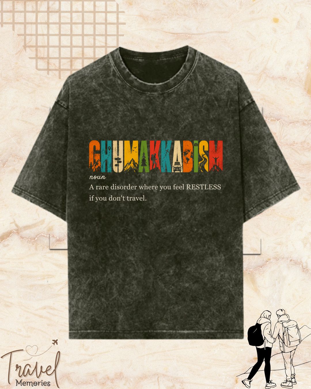 Hinglish Dictionary Travel Cotton Tshirt