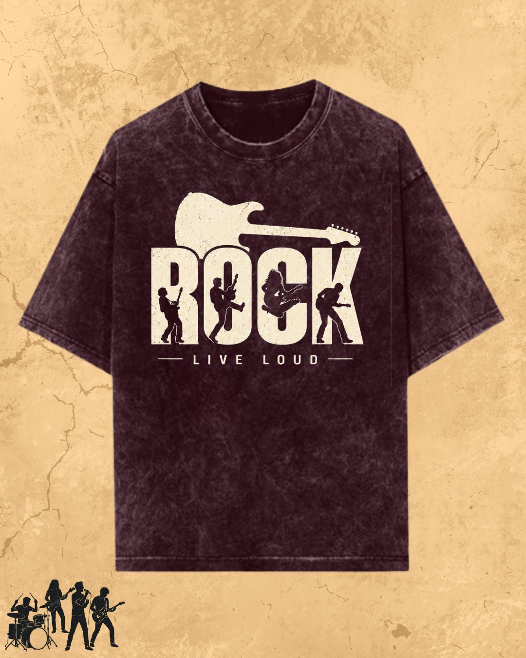 Rock Music Cotton Tshirt