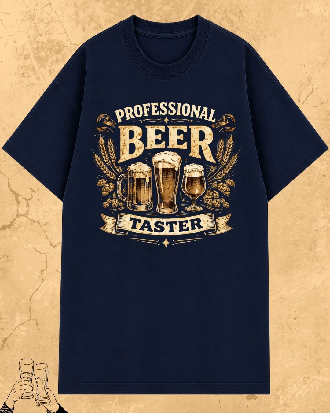 Beer Bond Statement Cotton T-Shirt