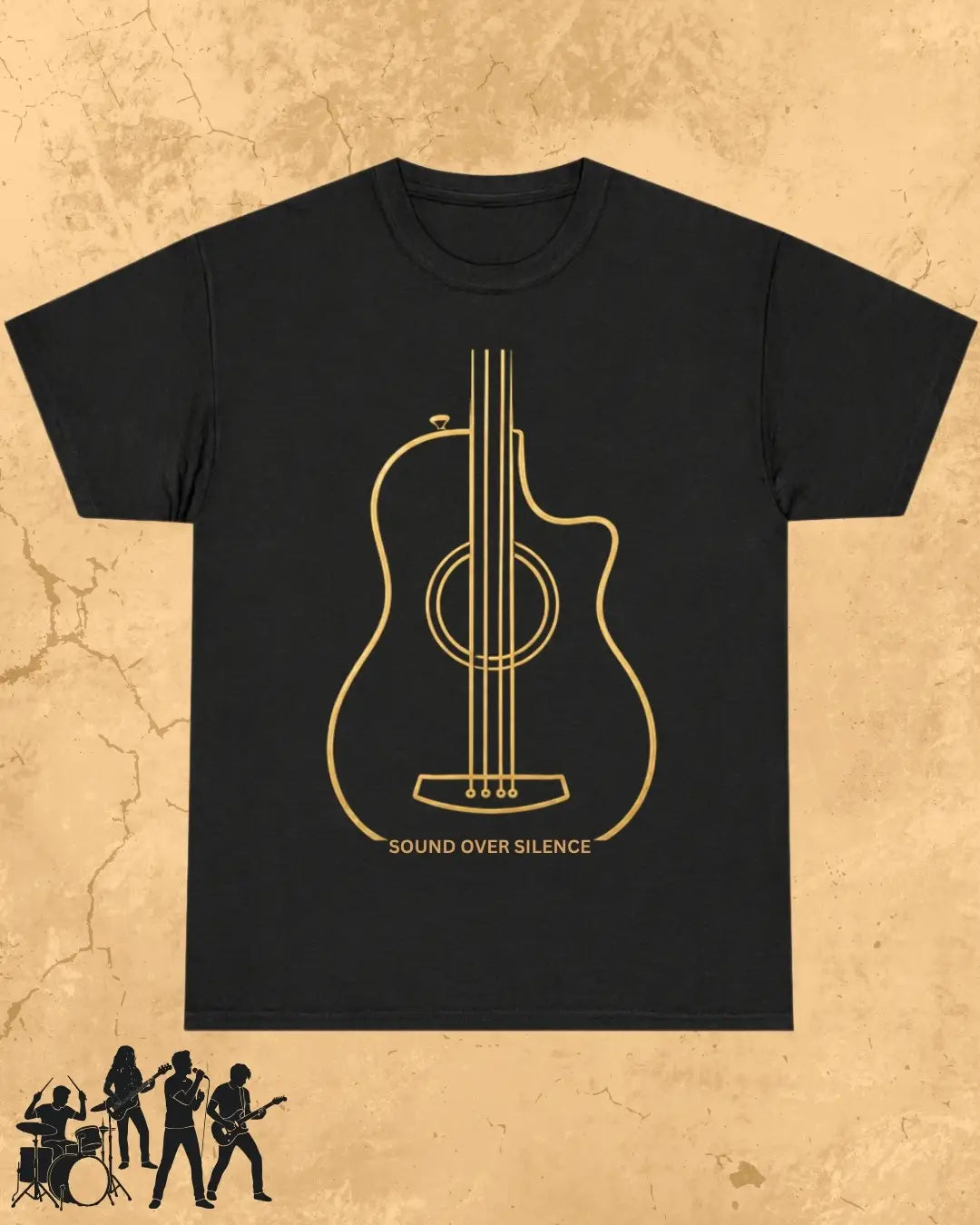 Guitar Music Cotton T-Shirt