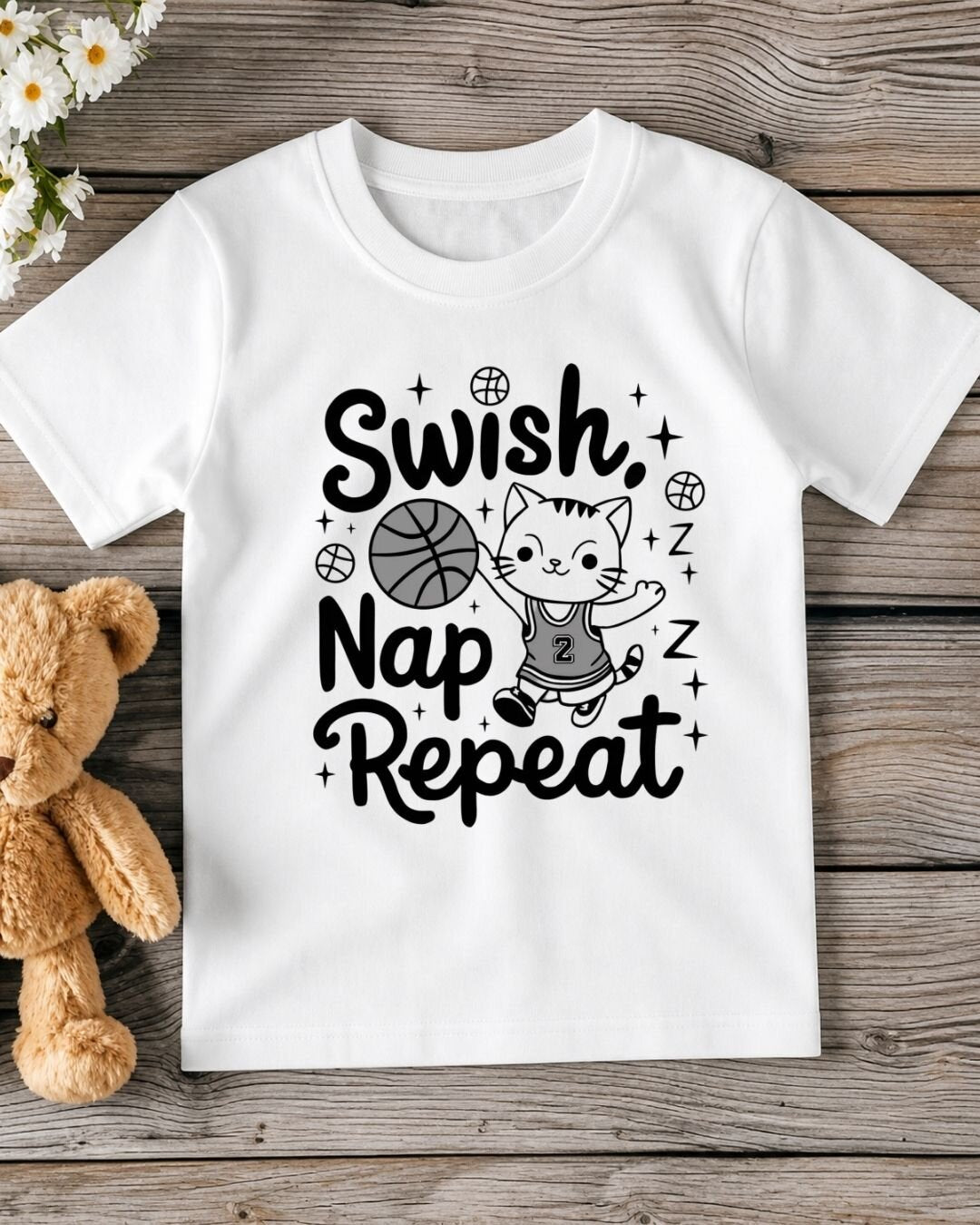 Basketball Kid Cotton Tee