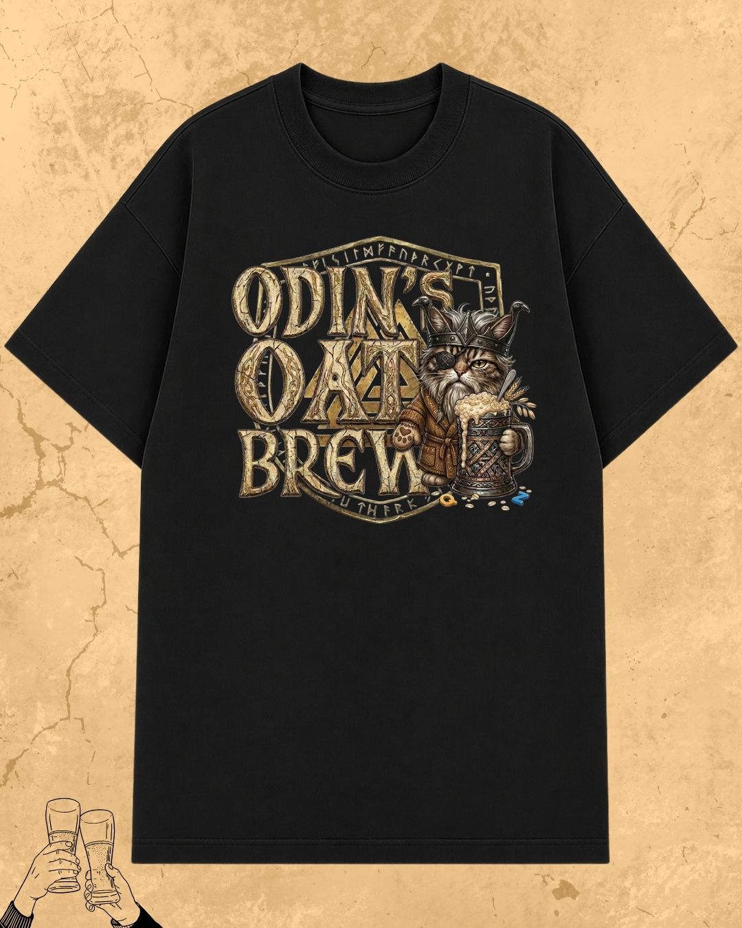 Mythic Beer Warrior Cotton T-Shirt