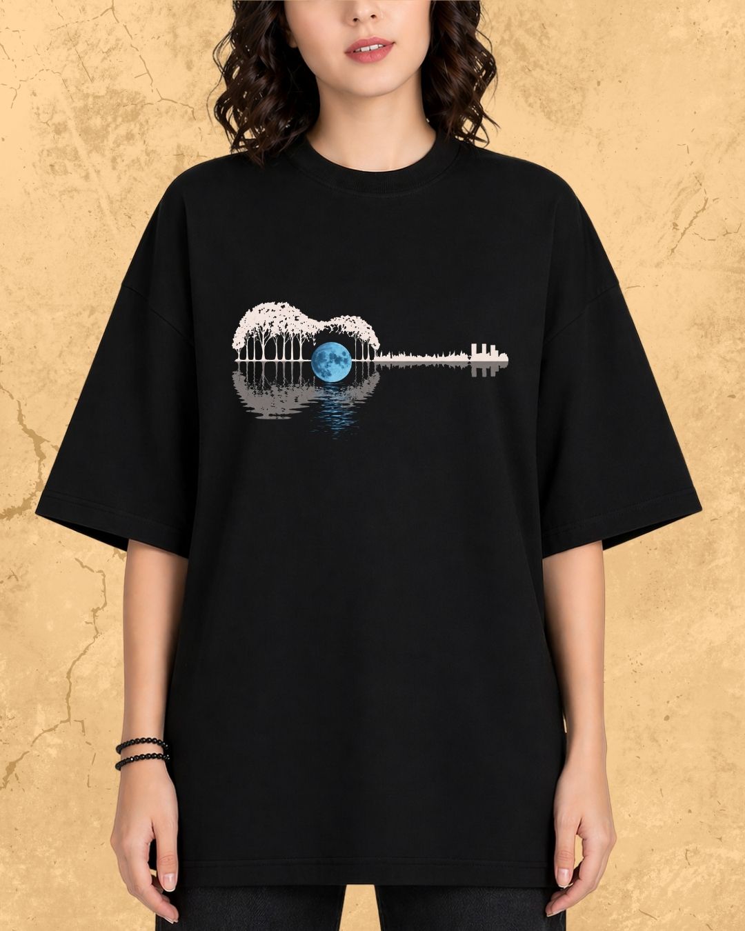 Guitar Relaxation Music Cotton T-Shirt