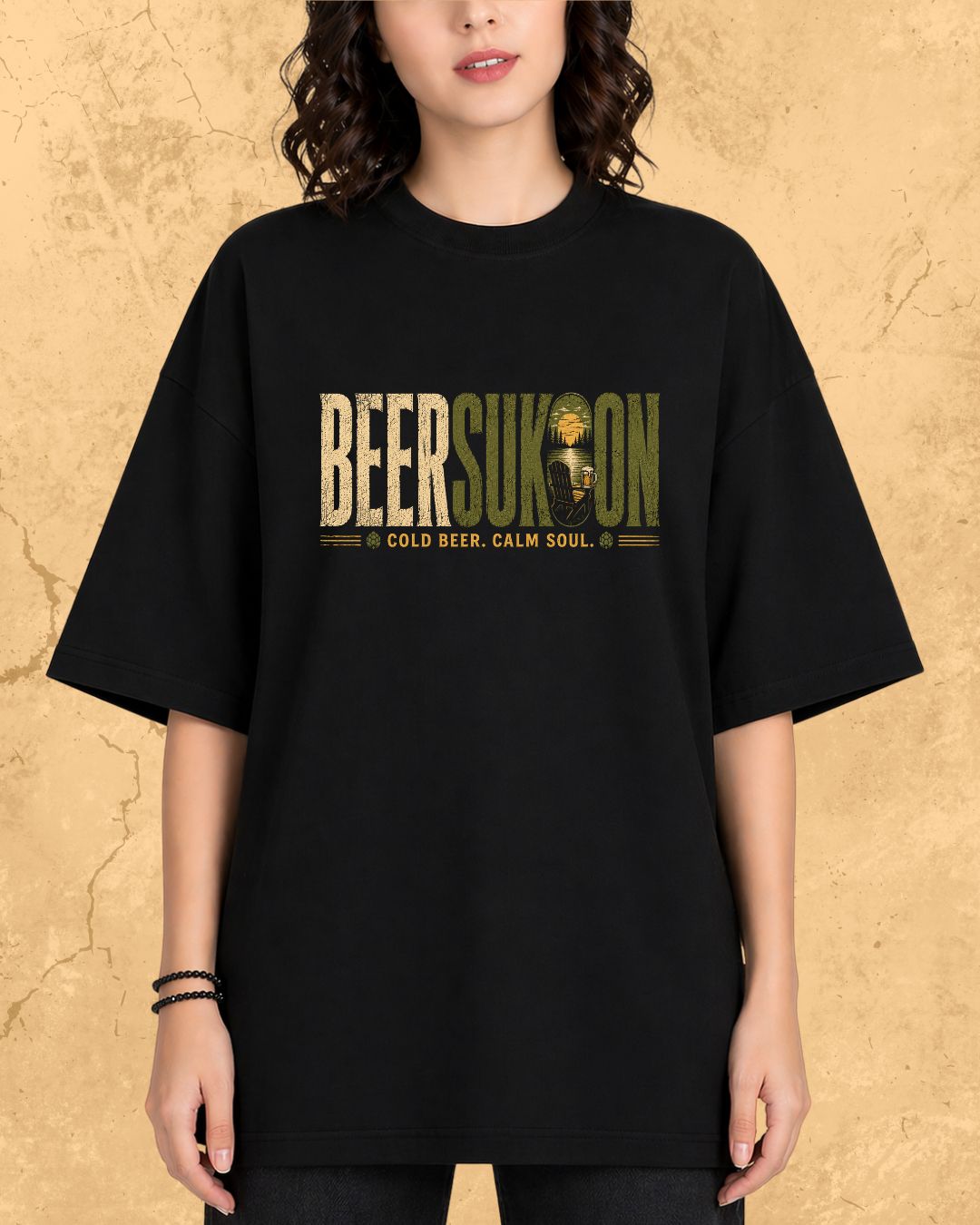 Beer Vibes Cotton Tshirt