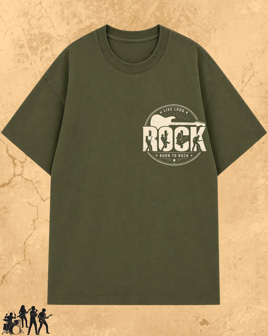 Rock Music Cotton Tshirt