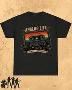 Retro Cassette Music Cotton Tshirt