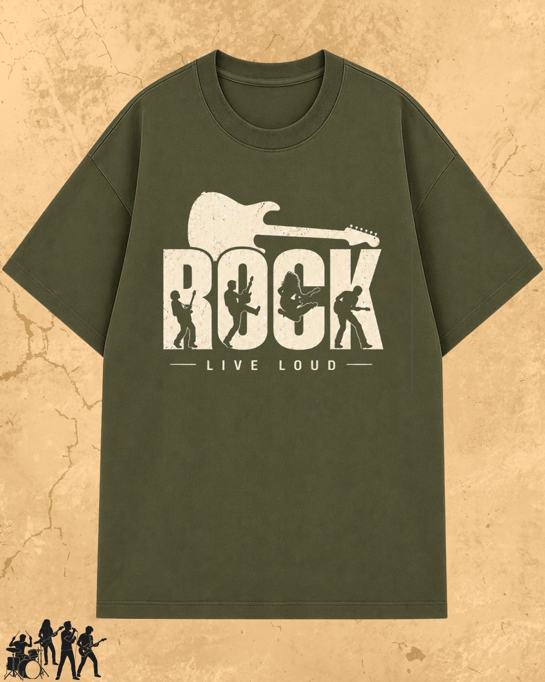 Rock Music Cotton Tshirt