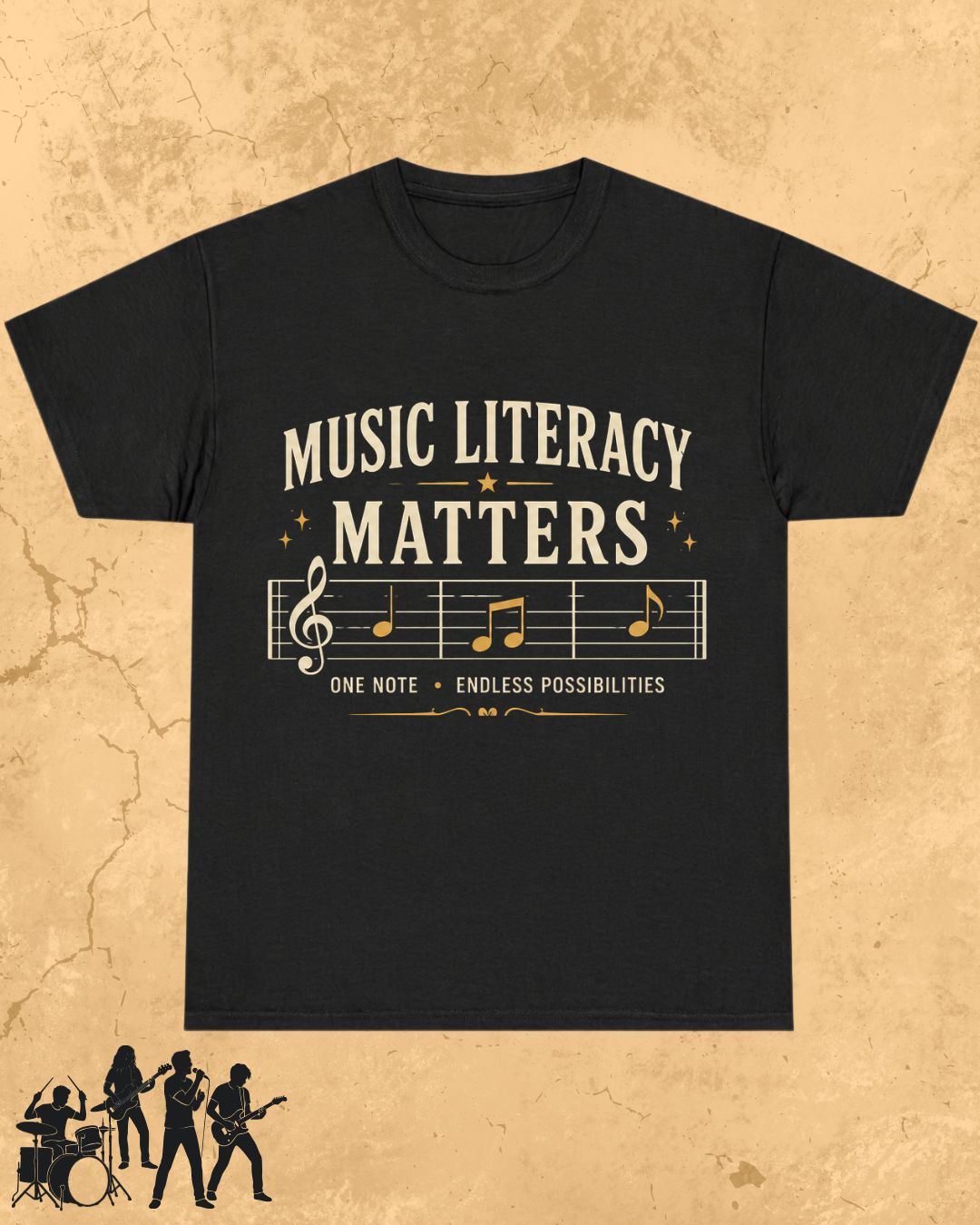 Music Literacy Matters Cotton T-Shirt