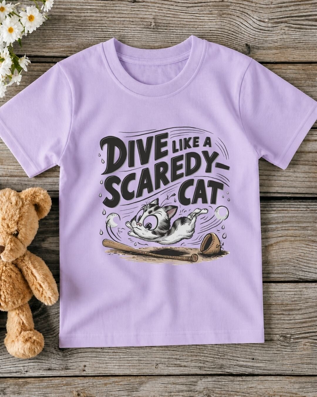 Baseball Kid Cotton Tee