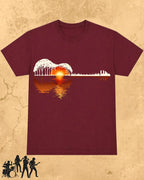 Guitar Relaxation Music Cotton T-Shirt