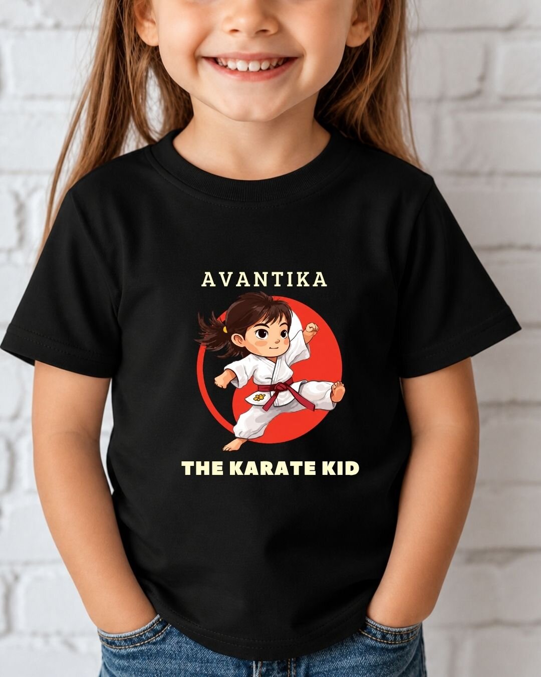 Karate & Pirate Theme Custom Kid Cotton Tee