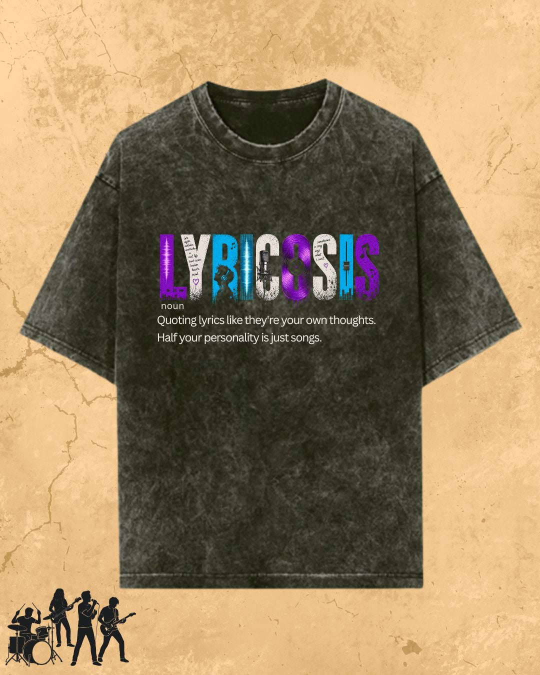 Hinglish Music Dictionary Cotton Tshirt
