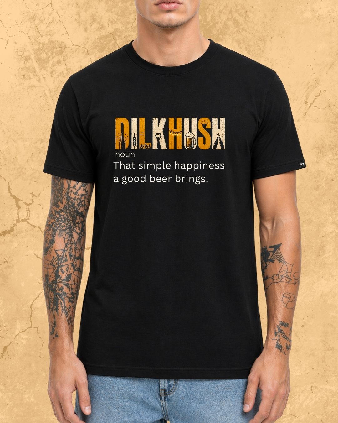 Hinglish Beer Dictionary Cotton Tshirt