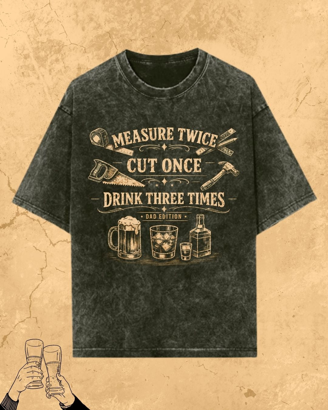 Beer Bond Statement Cotton T-Shirt