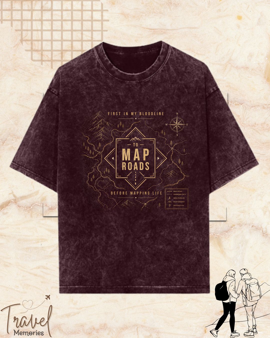 FIRST IN MY BLOODLINE Travel Cotton Tshirt