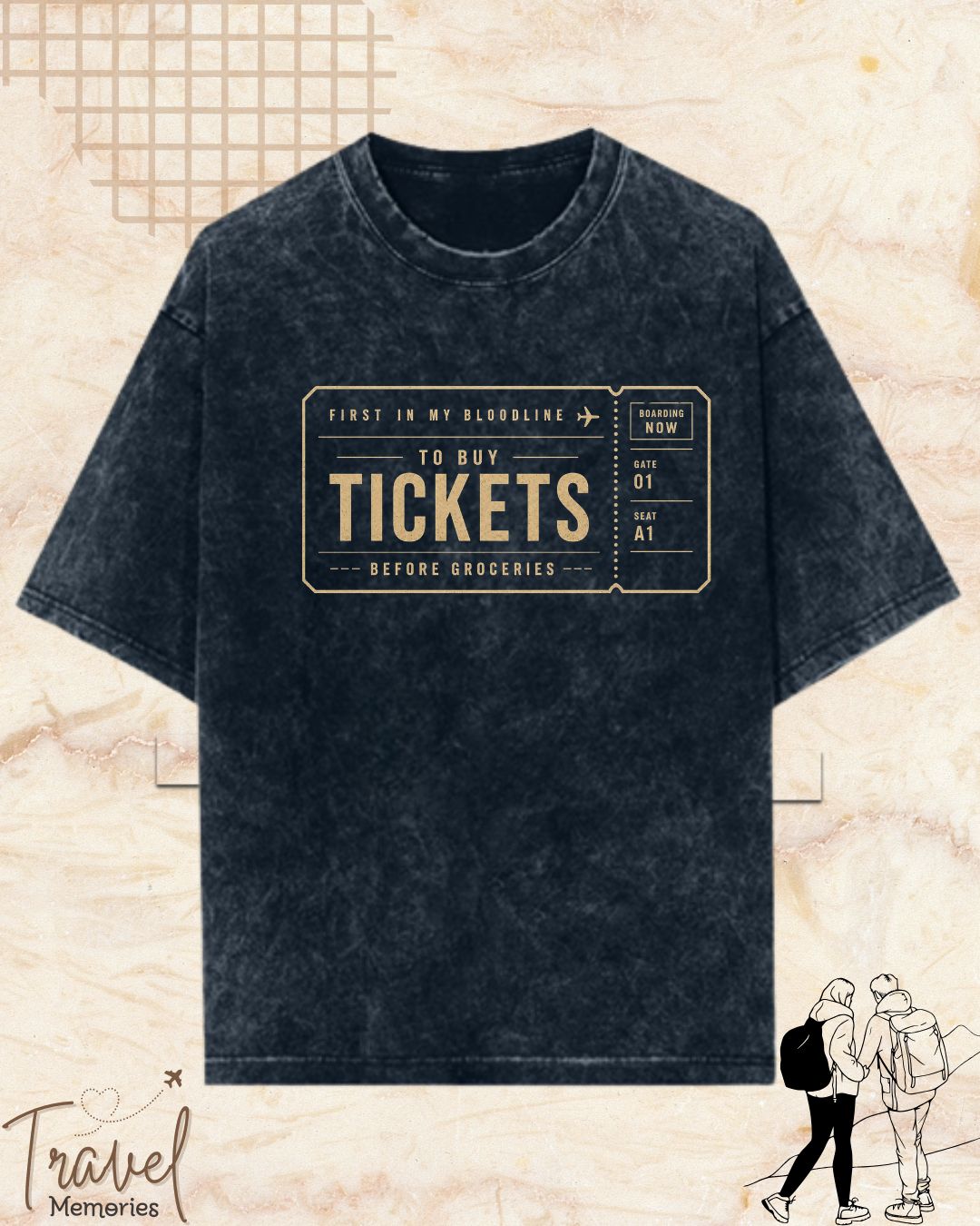 FIRST IN MY BLOODLINE Travel Cotton Tshirt