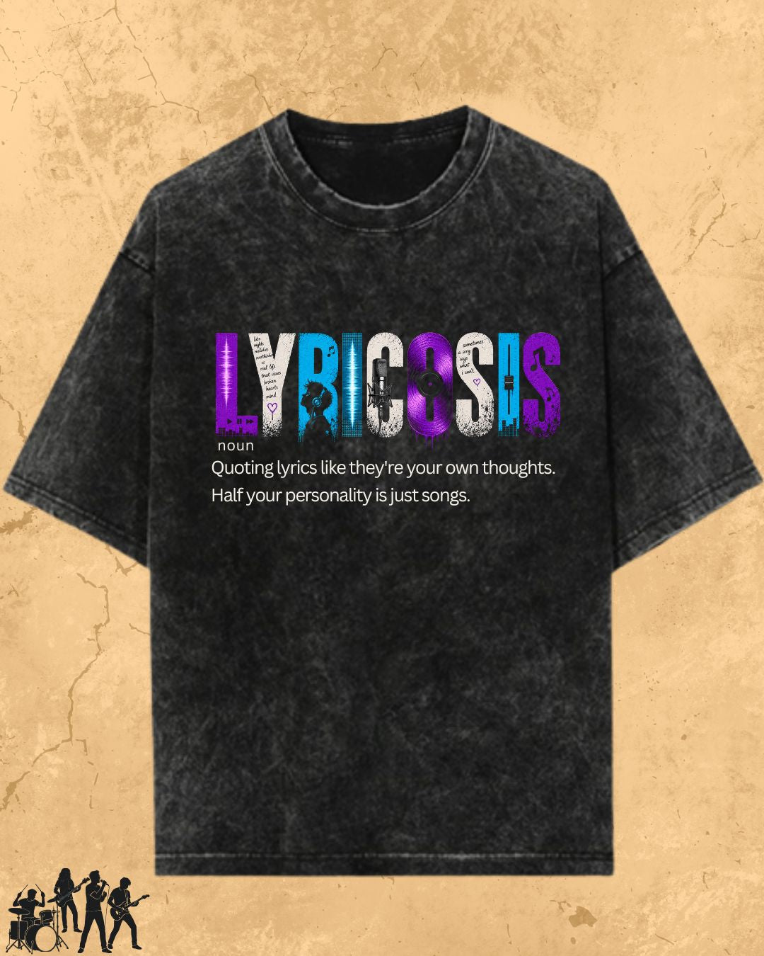 Hinglish Music Dictionary Cotton Tshirt