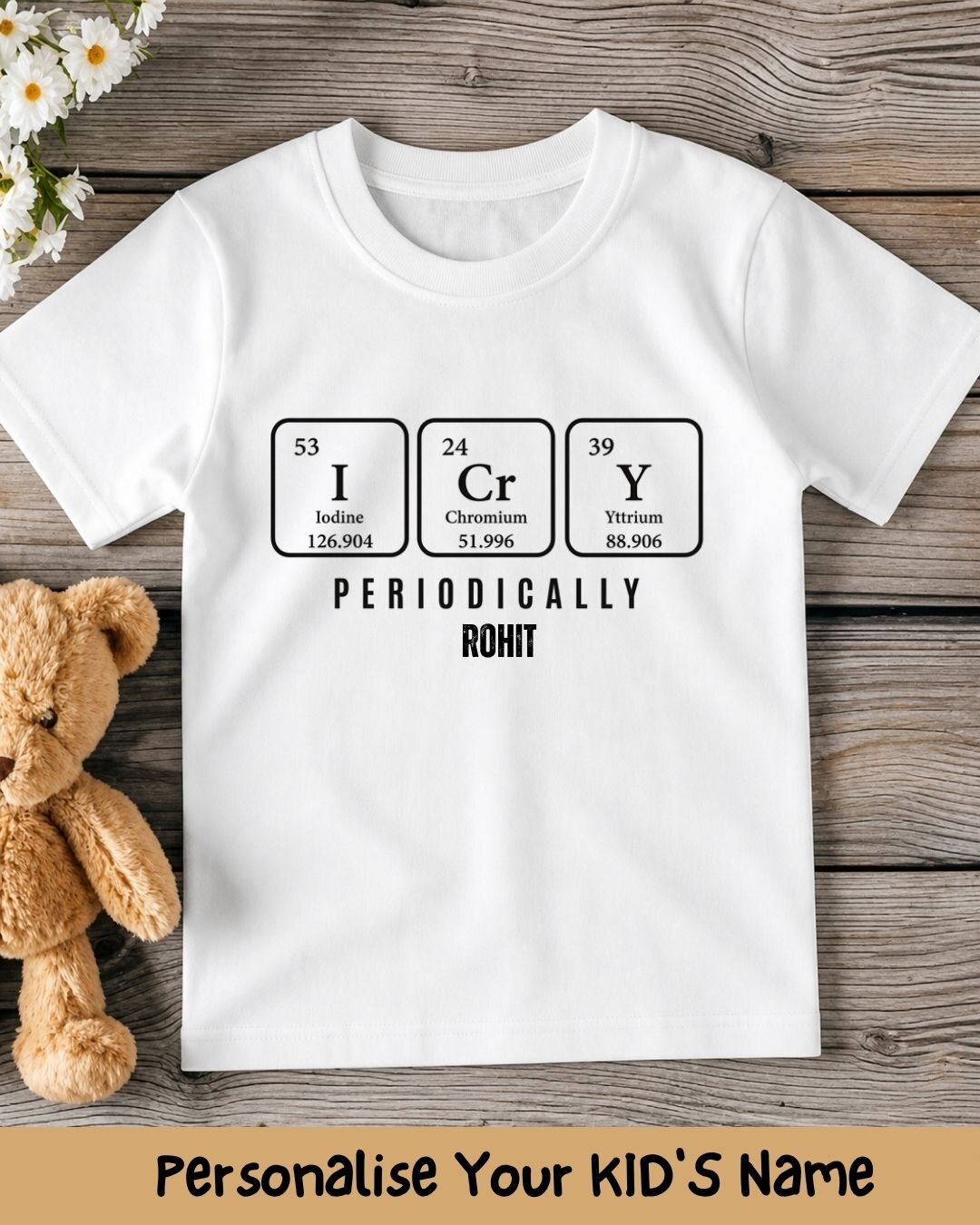 Back To School Custom Kid Cotton Tee