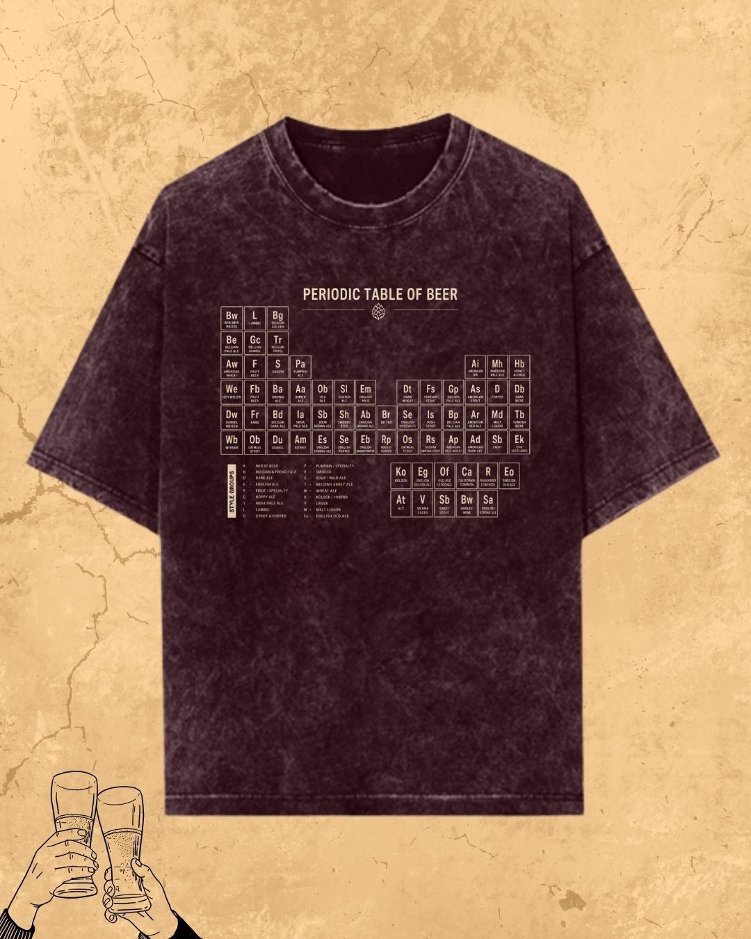 Beer Chemistry Pun Cotton Tshirt