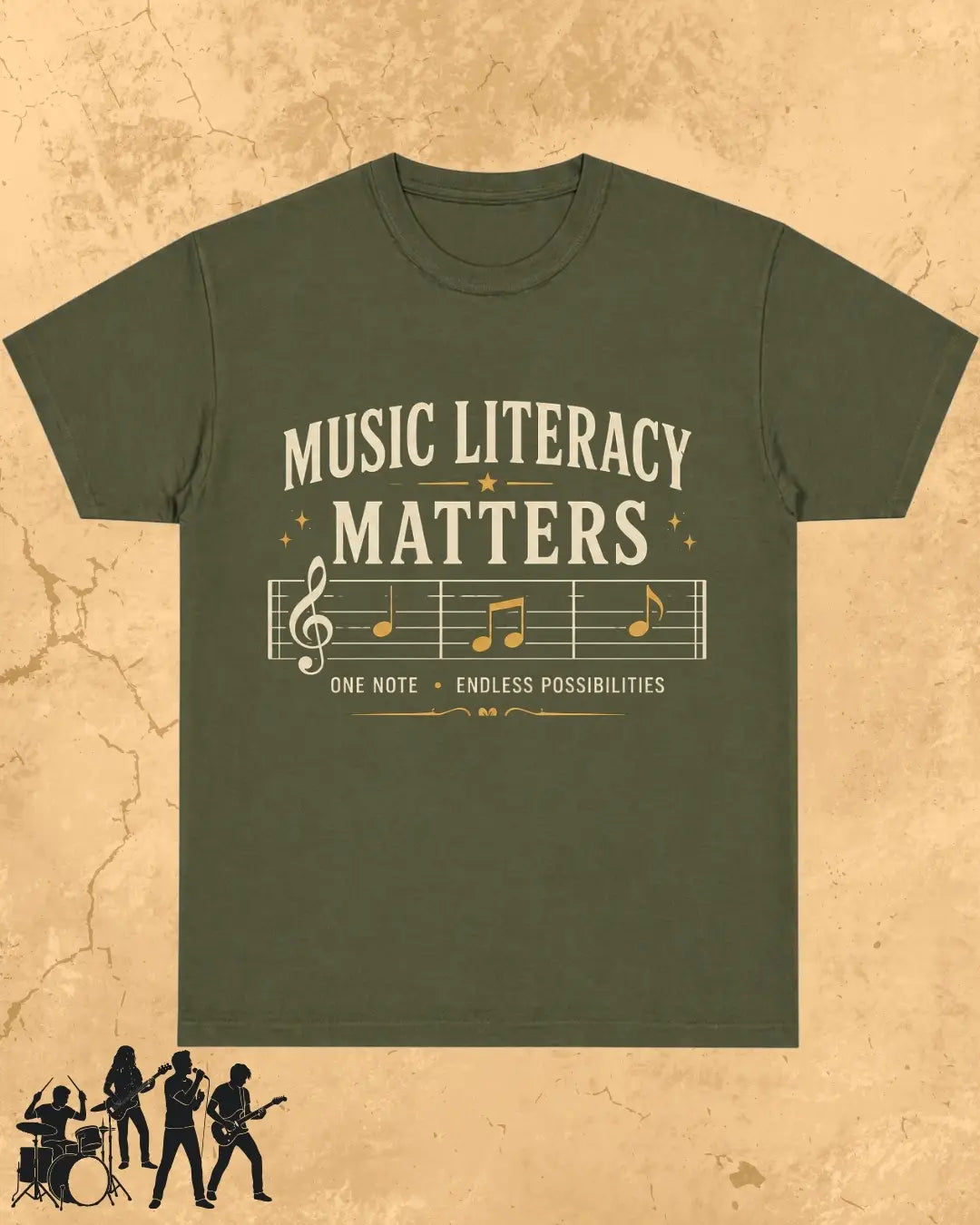 Music Literacy Matters Cotton T-Shirt