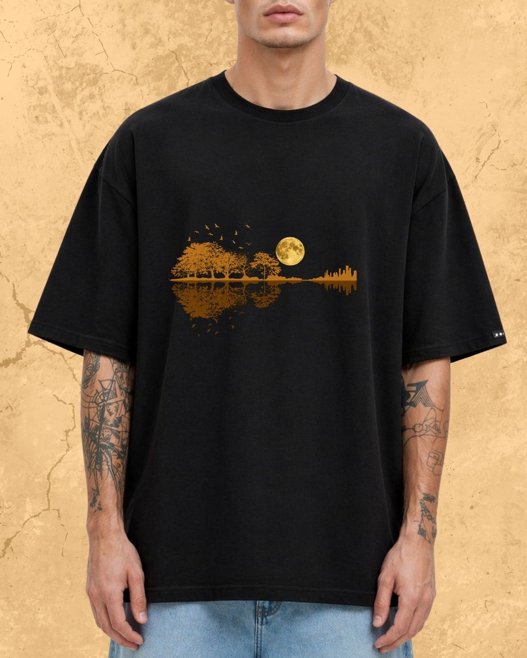 Guitar Relaxation Music Cotton T-Shirt