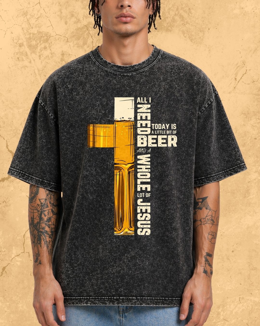 Mythic Beer Warrior Cotton T-Shirt