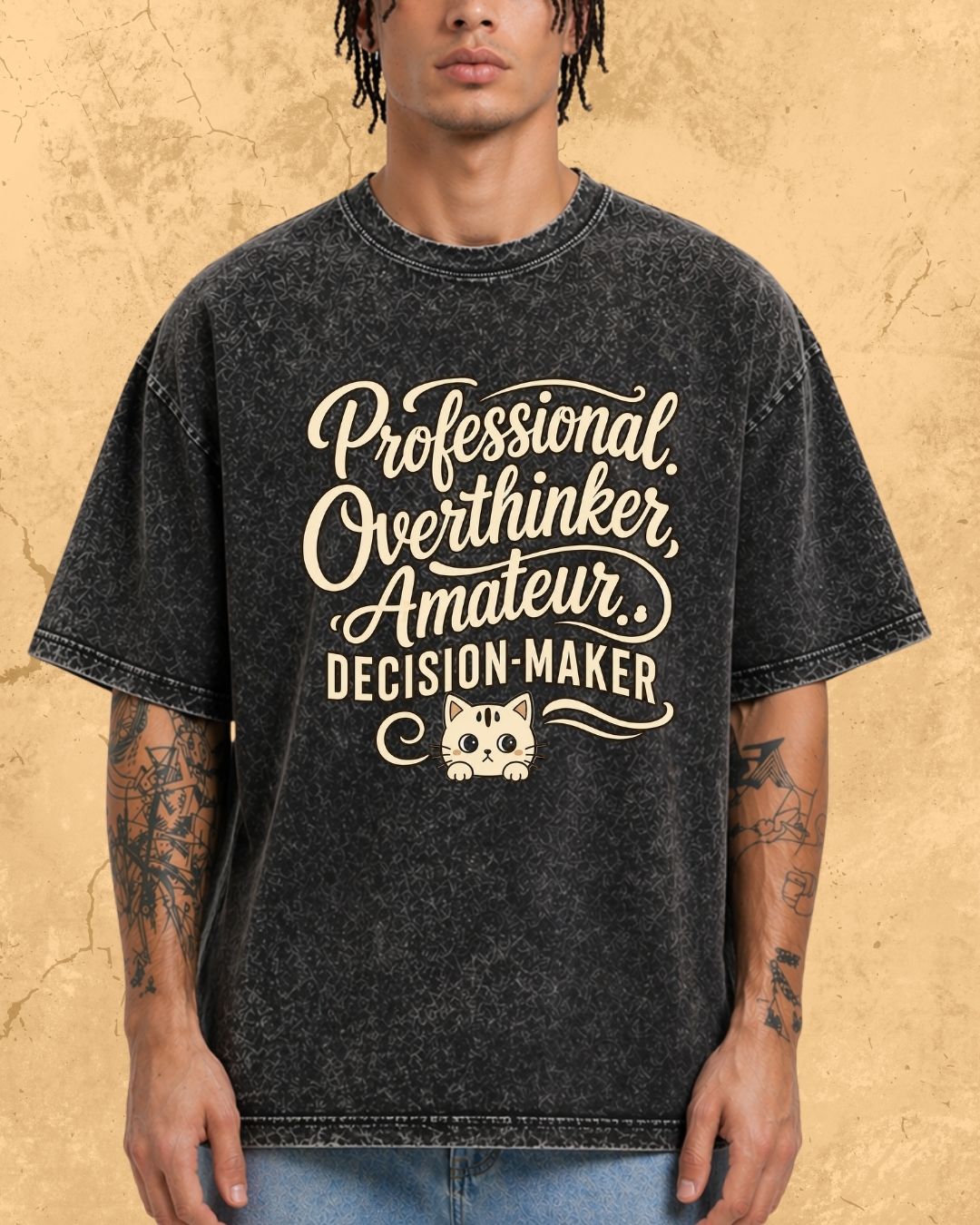 Cool Meow Girl Vibes Cotton Tee