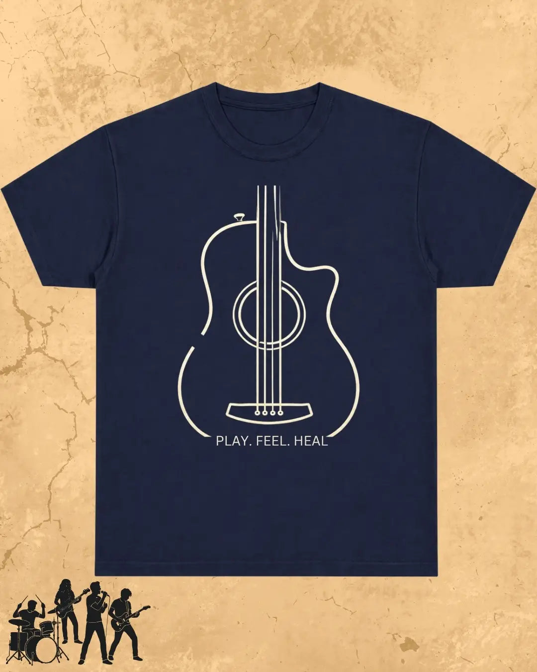 Guitar Music Cotton T-Shirt