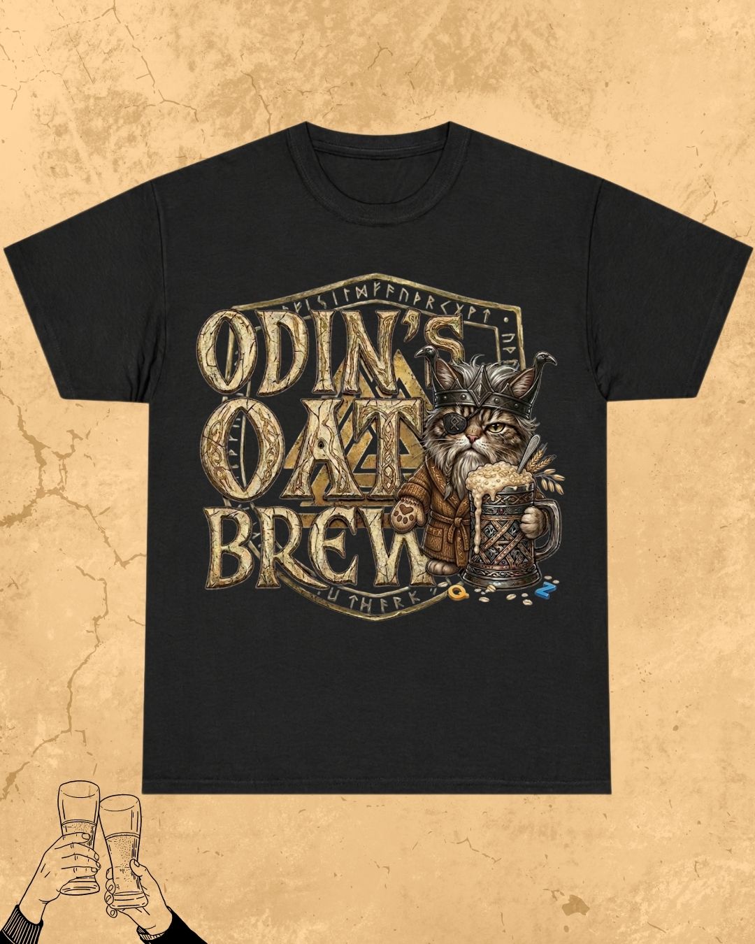 Mythic Beer Warrior Cotton T-Shirt