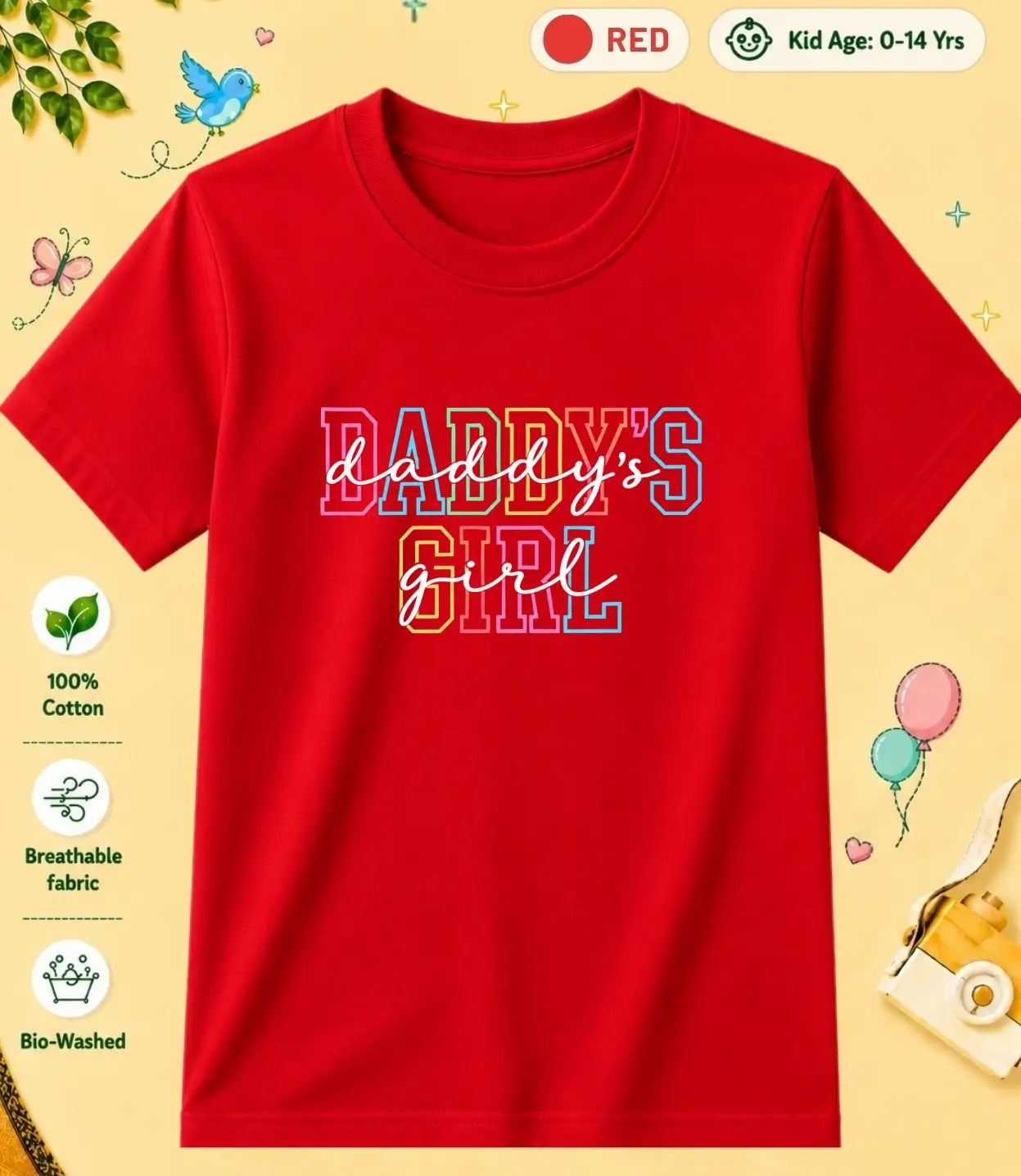 MOM - DAD Blessing Kid Cotton Tee