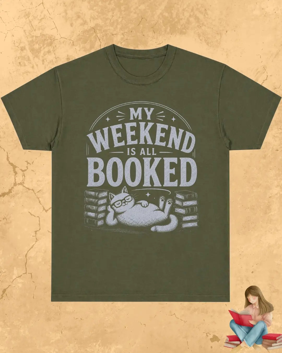 Purrfect Reader Cotton Tshirt