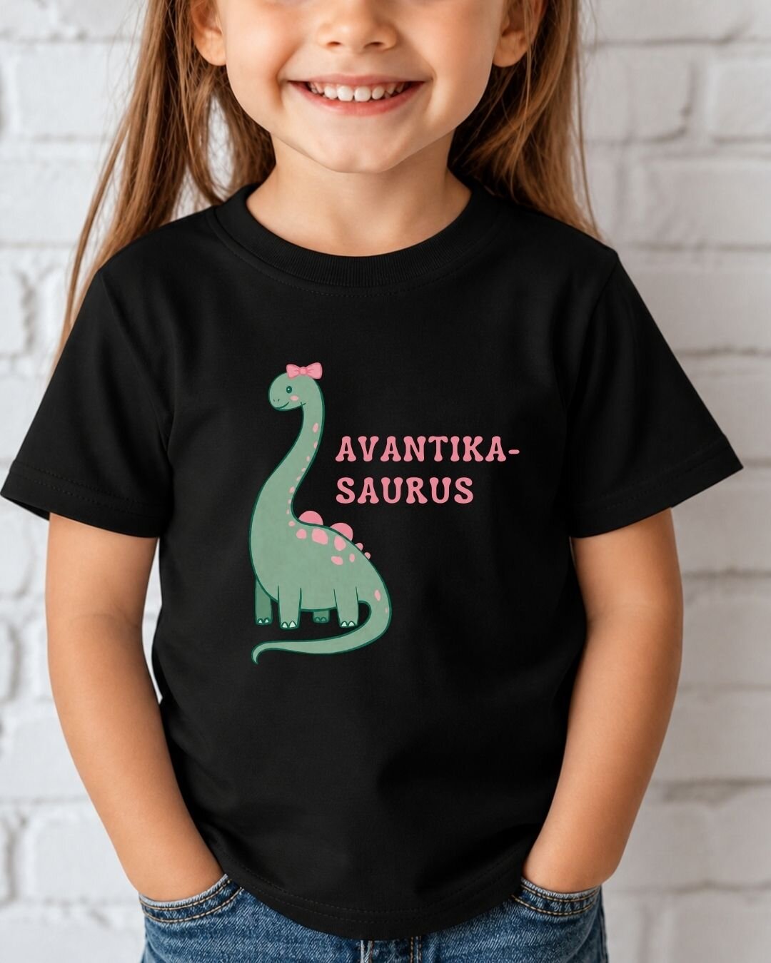 Dinosaur Custom Kid's Cotton Tee