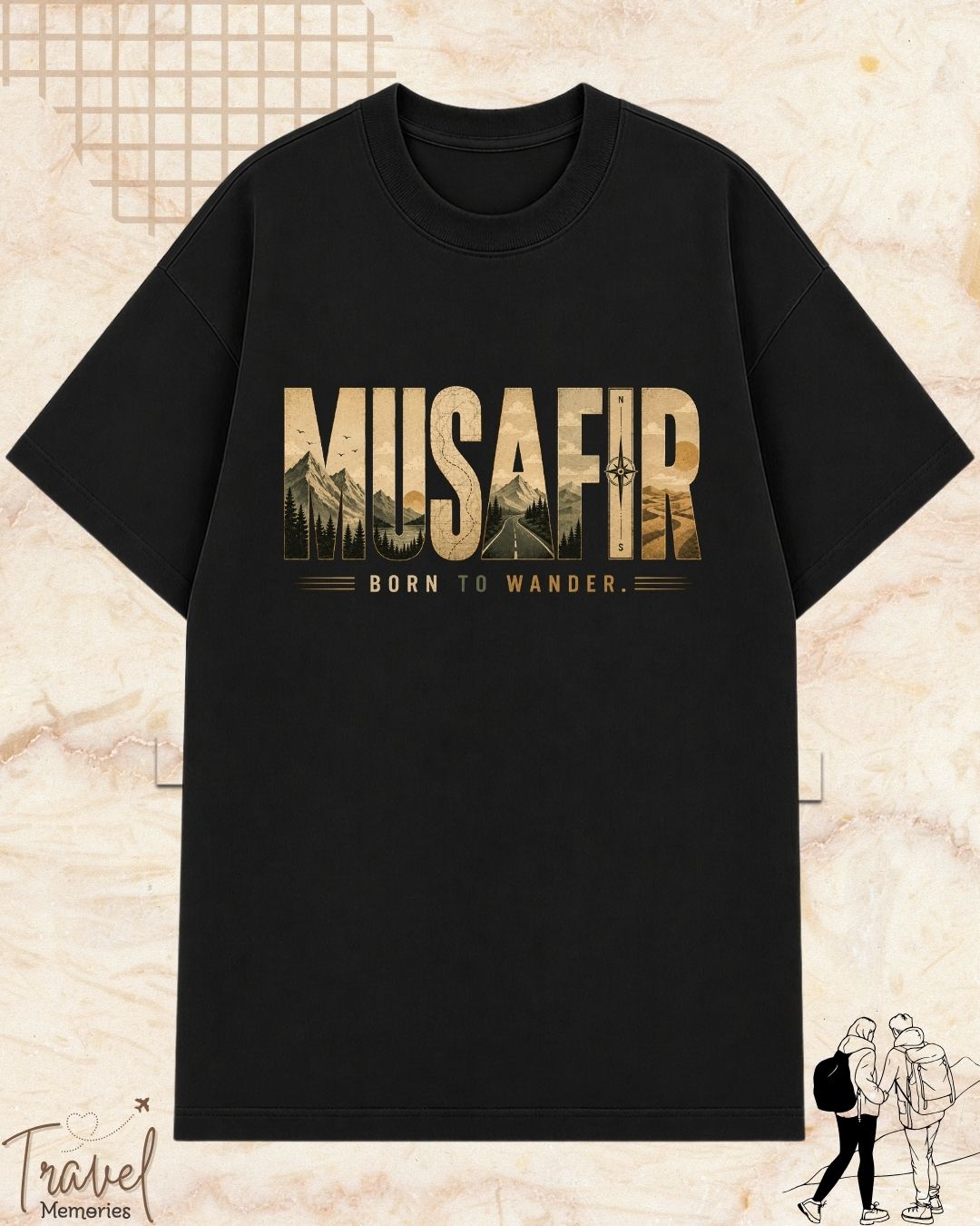 Dil Se Traveller Cotton Tshirt
