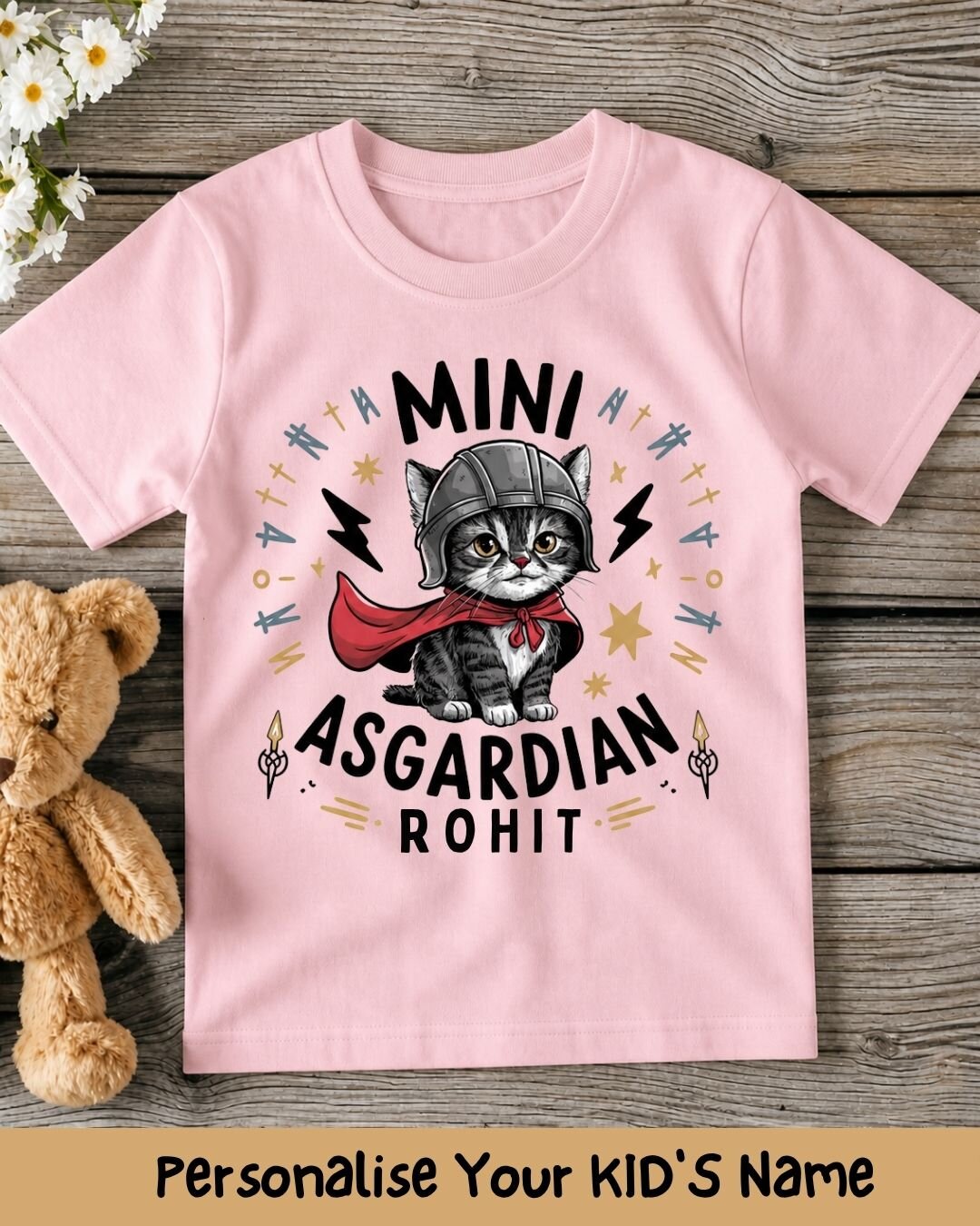 Playful Custom Kid Cotton Tshirt