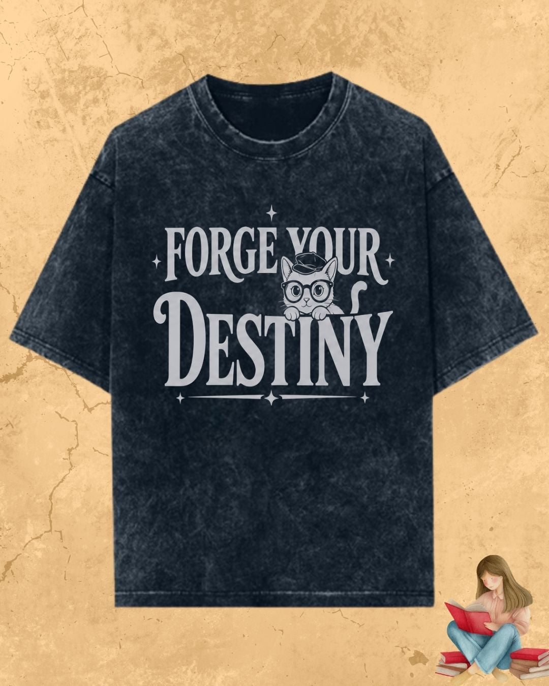Purrfect Reader Cotton Tshirt